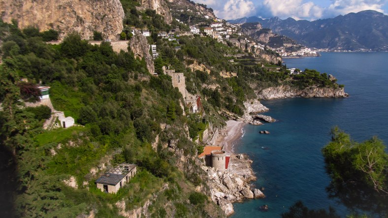 Amalfi coast line
