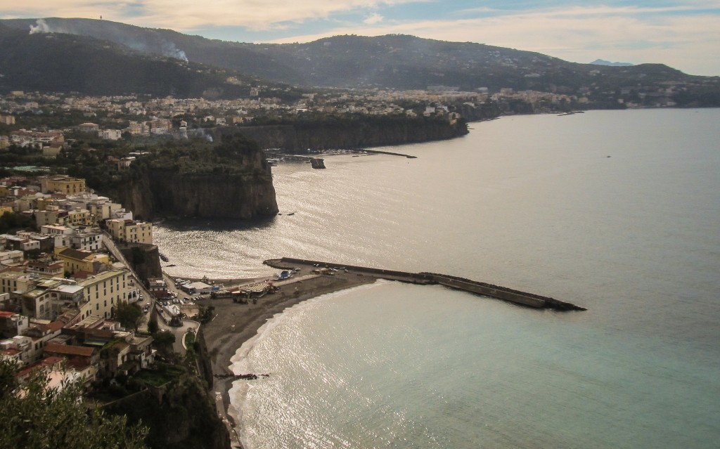View of the Amalfi coast