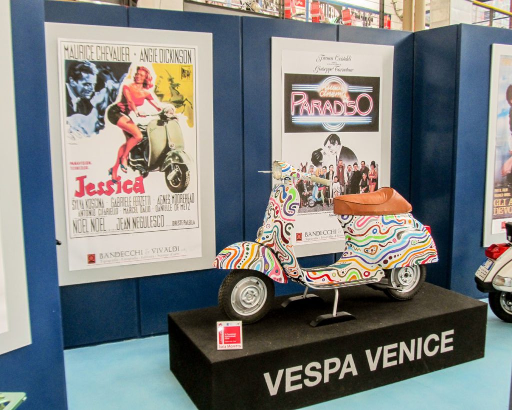 Crazy psychedelic Vespa