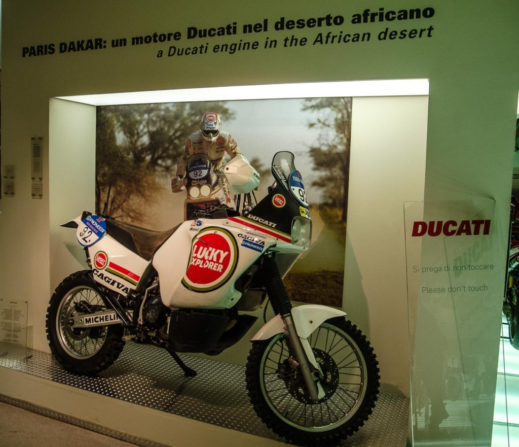 Dakar bikes when men still brushed their teeth with steel brushes.