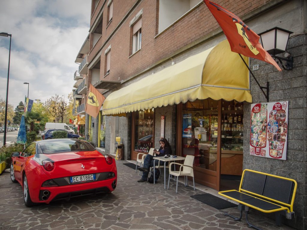 Ferrari's everywhere. 