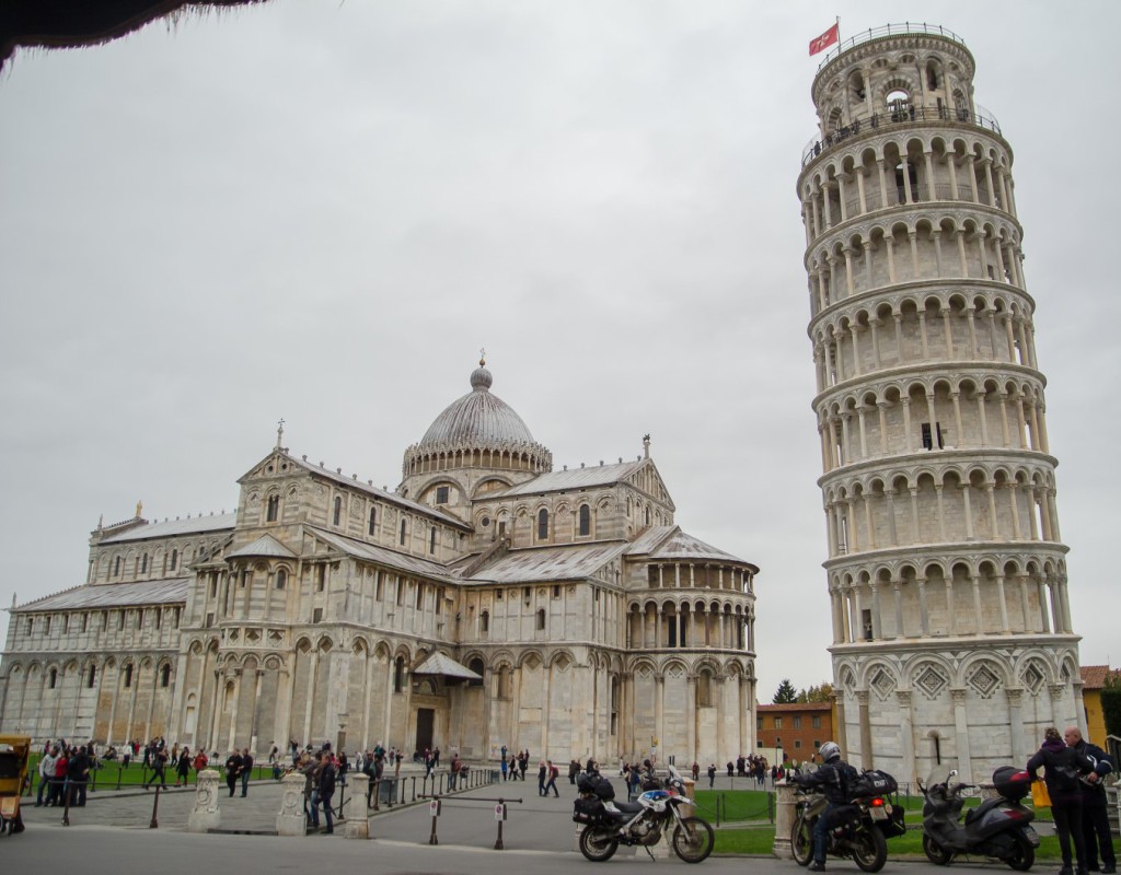 The four most notable Pisan buildings are the Leaning Tower of Pisa, the Cathedral (Duomo) of Pisa and the Baptistery.