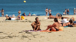 france topless sun bathing