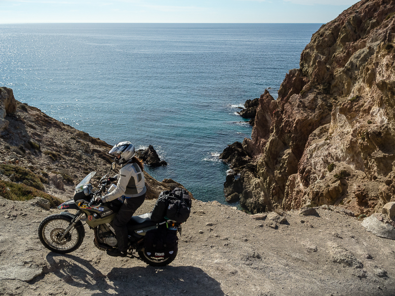 Motorcycle adventures - Views over the Mediterranean sea. Stunning dirt tracks to ride. Views over the Mediterranean sea. Stunning dirt tracks to ride.