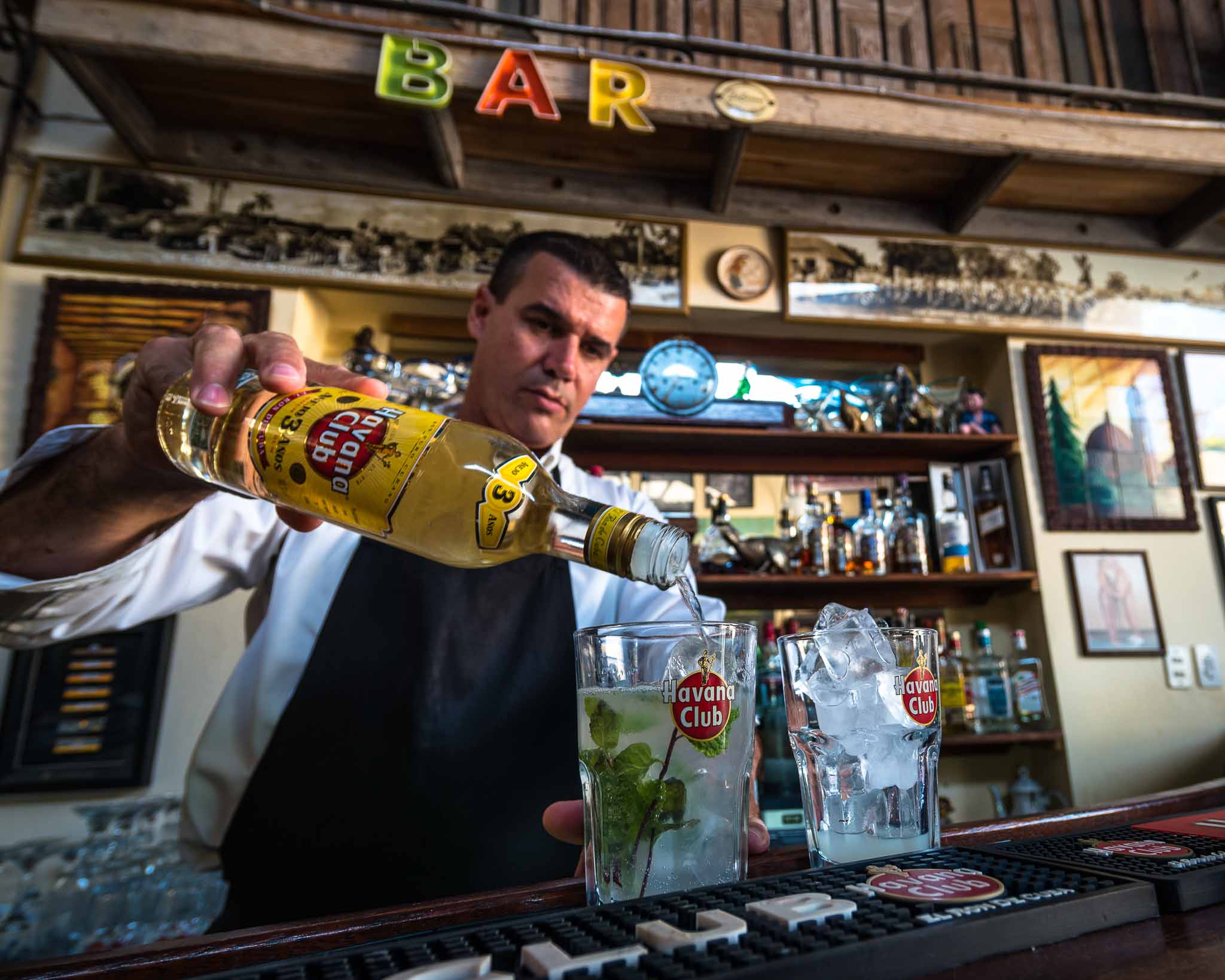Cuba Havana club light rum is locally made and very popular. cuba-pikipiki-overland-travel-blog-382
