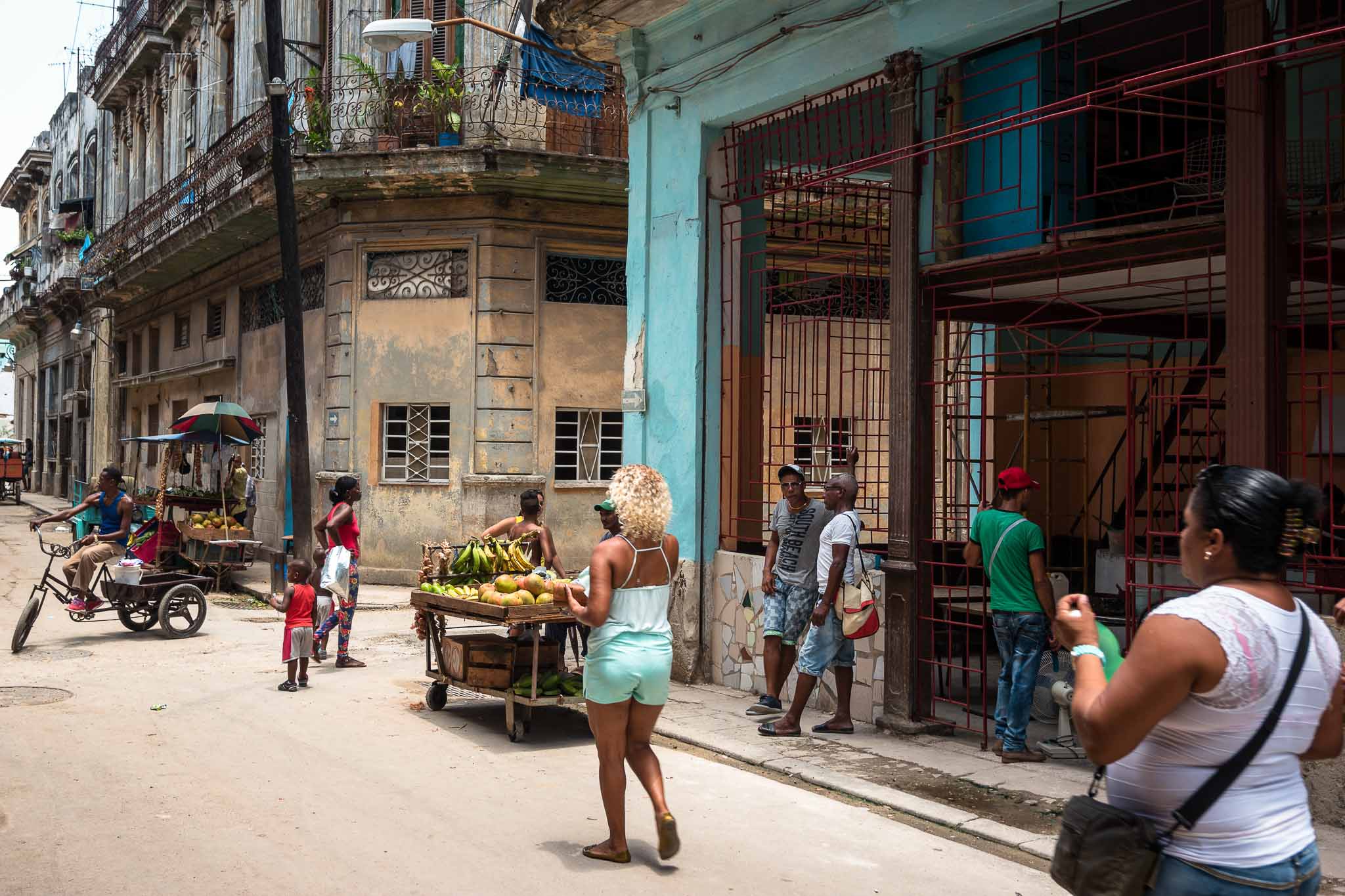 Typical Cuban Havana street. cuba-pikipiki-overland-travel-blog-423