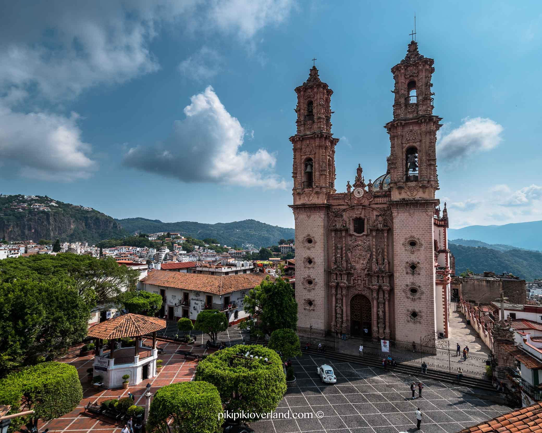 Taxco church is many of impressive building in Mexico