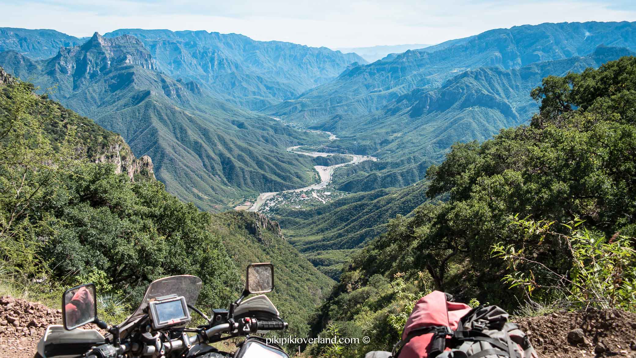 The magnificent Copper Canyon looking down on Batopilas The magnificent Copper Canyon views over Batopilas