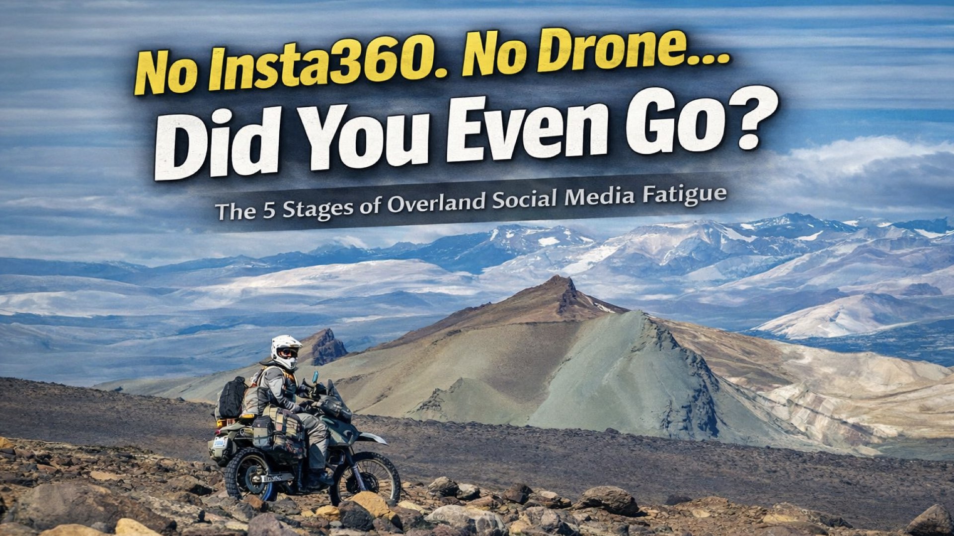 No Insta360, No Drone, No Post… So, Did You Even Go On a Trip?