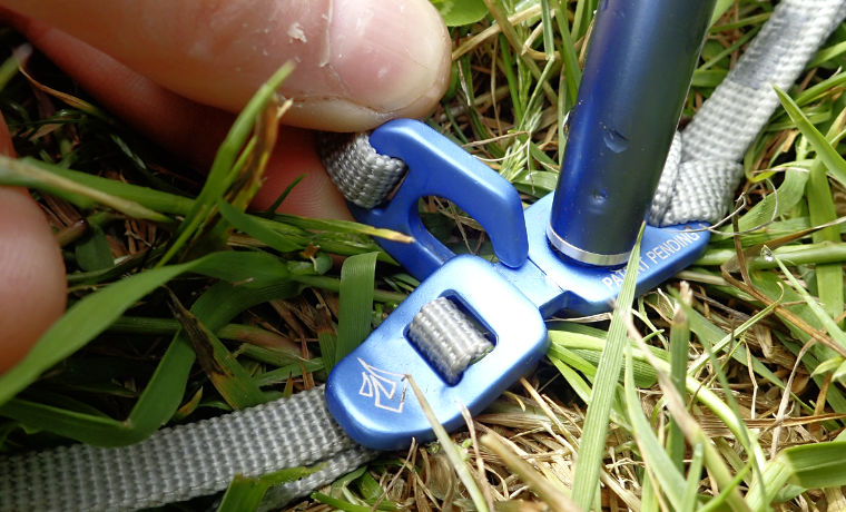 SeatoSummit Tr3 backpacking tent quick connect pole feet